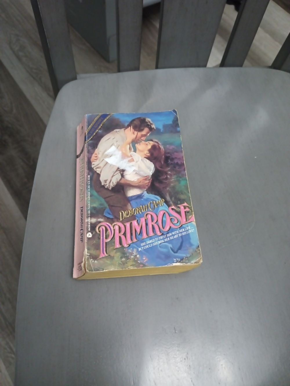 Source Unknown Pink and Blue "Primrose" Romance Paperback